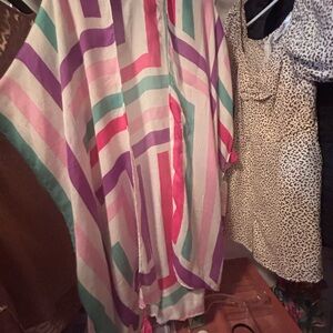 Vibrant Striped Kaftan